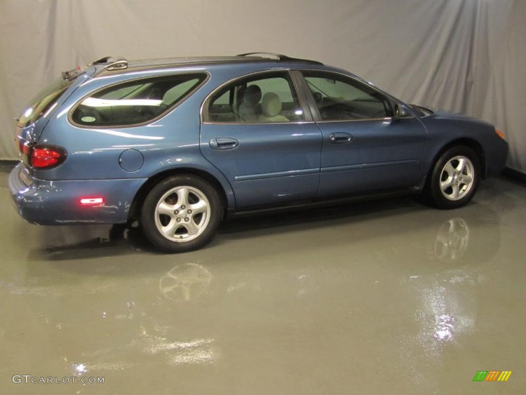 2002 Taurus SE Wagon - Blue Metallic / Medium Graphite photo #8