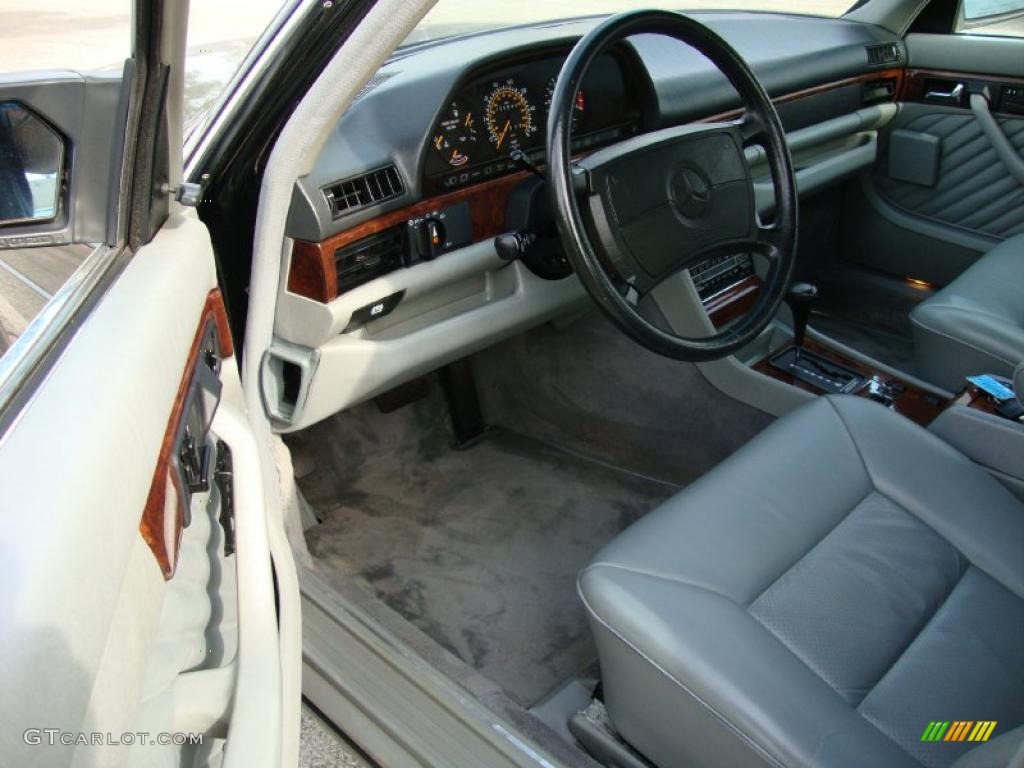 1991 S Class 560 SEL - Black / Grey photo #13