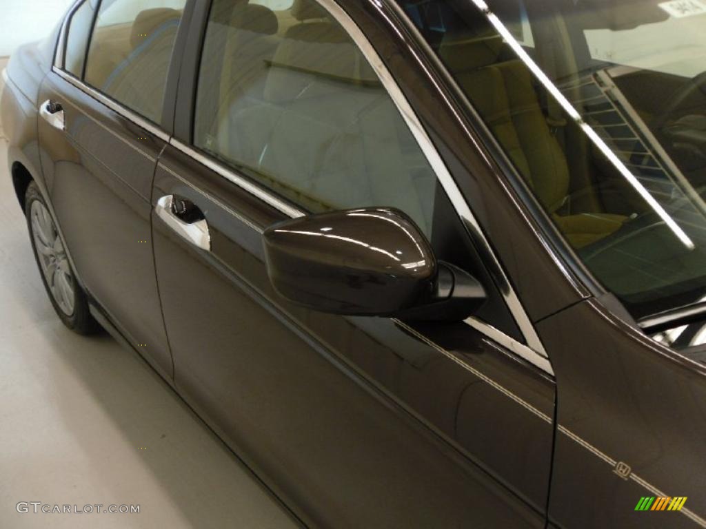 2011 Accord EX-L V6 Sedan - Dark Amber Metallic / Ivory photo #29