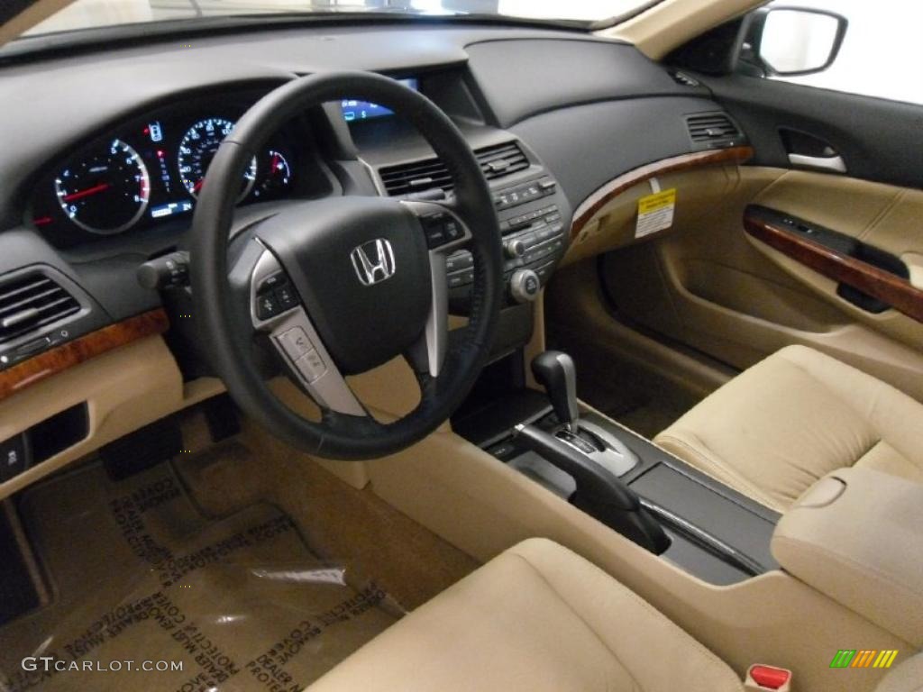 Ivory Interior 2011 Honda Accord EX-L V6 Sedan Photo #37912657