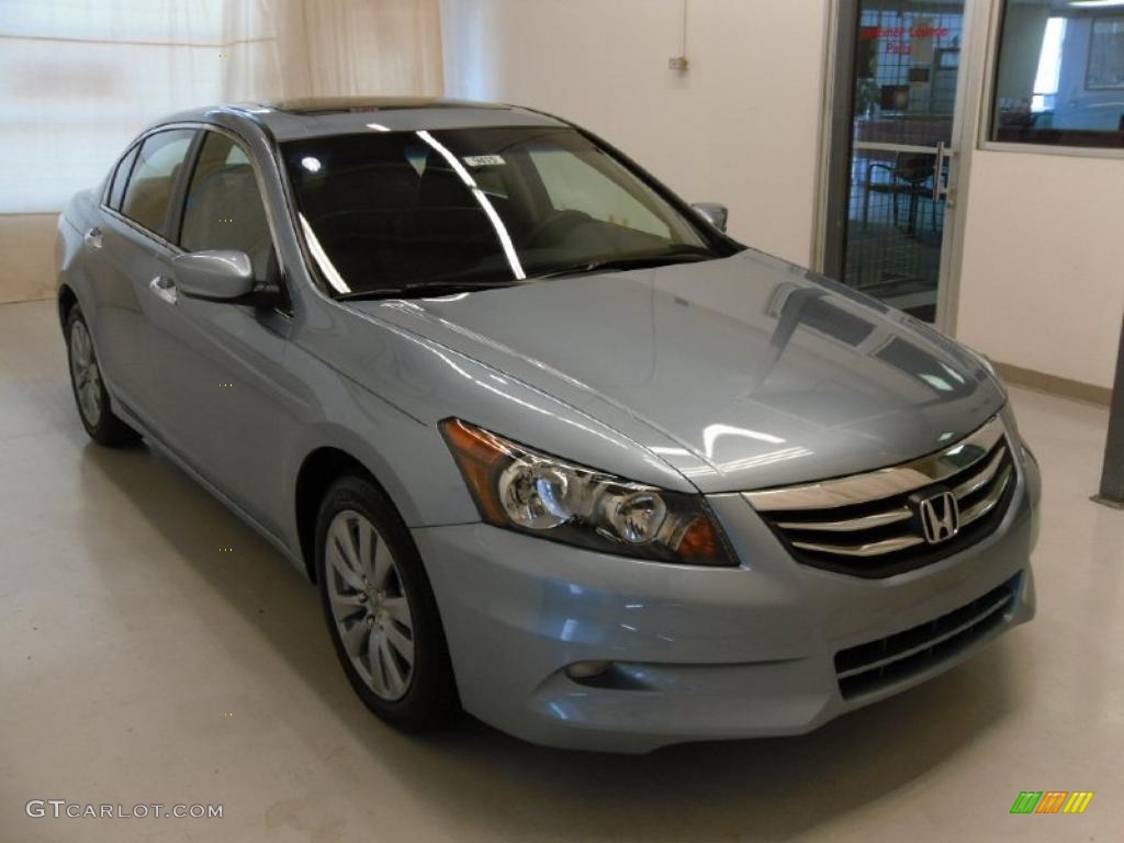 2011 Accord EX-L V6 Sedan - Celestial Blue Metallic / Black photo #5