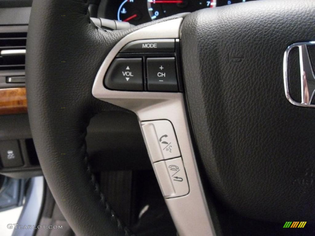 2011 Accord EX-L V6 Sedan - Celestial Blue Metallic / Black photo #17