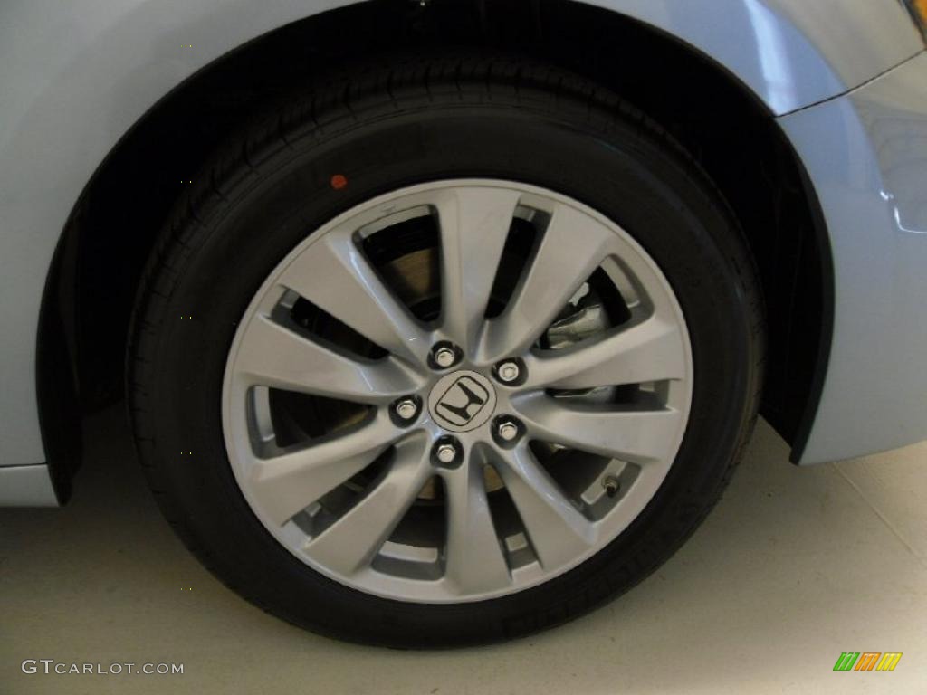 2011 Accord EX-L V6 Sedan - Celestial Blue Metallic / Black photo #30