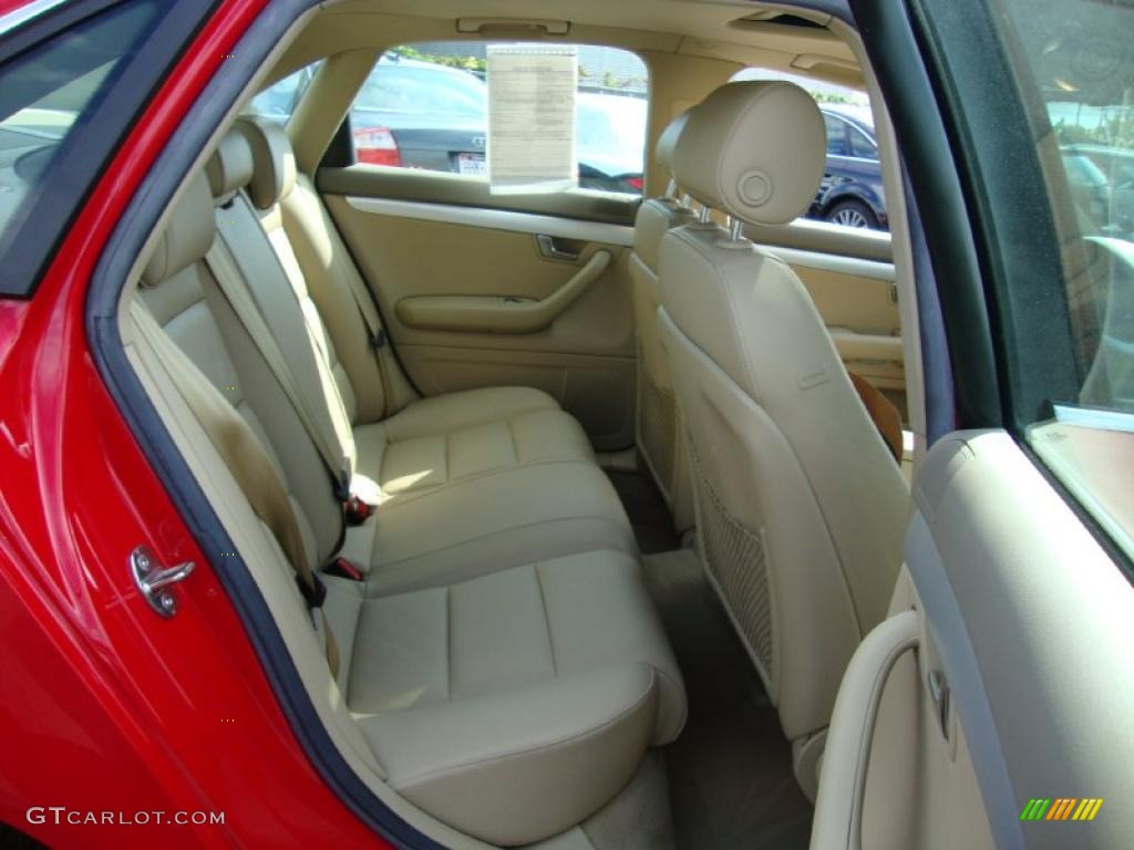 2008 A4 2.0T quattro Sedan - Misano Red Pearl / Beige photo #21