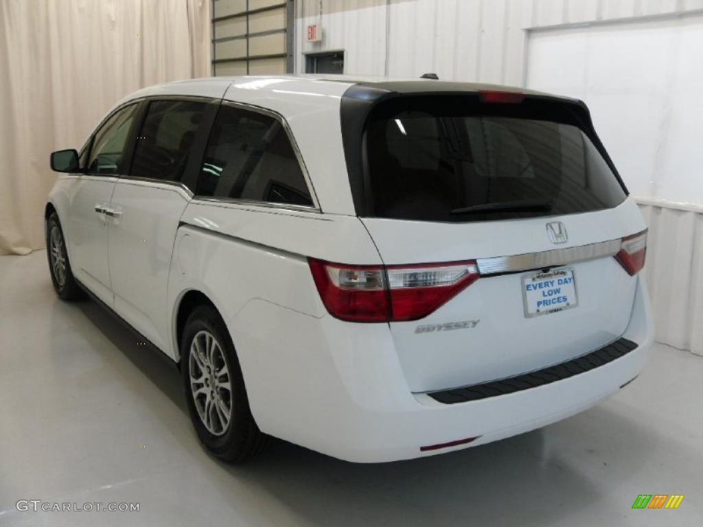 Taffeta White 2011 Honda Odyssey EX-L Exterior Photo #37913691