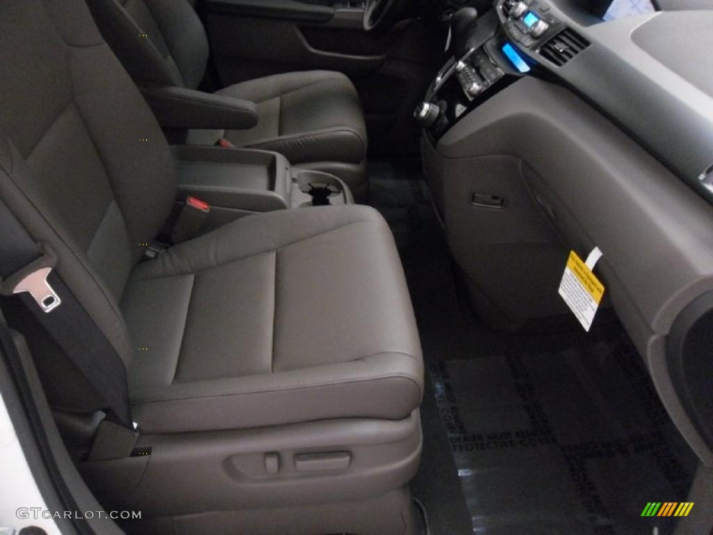 Gray Interior 2011 Honda Odyssey EX-L Photo #37914046