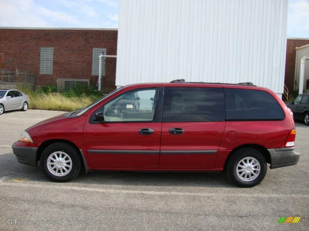 1999 Windstar LX - Toreador Red Metallic / Medium Parchment photo #11