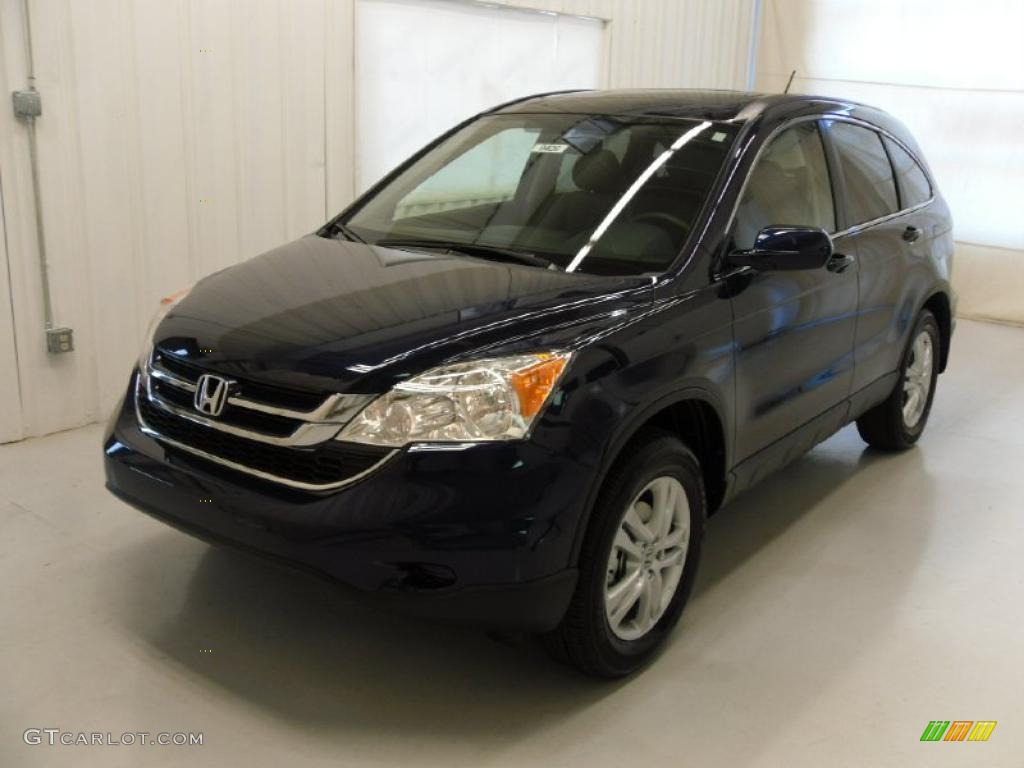 2011 CR-V EX-L - Royal Blue Pearl / Gray photo #1