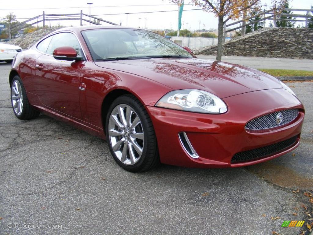 Claret Red Metallic 2010 Jaguar XK XK Coupe Exterior Photo #37915466