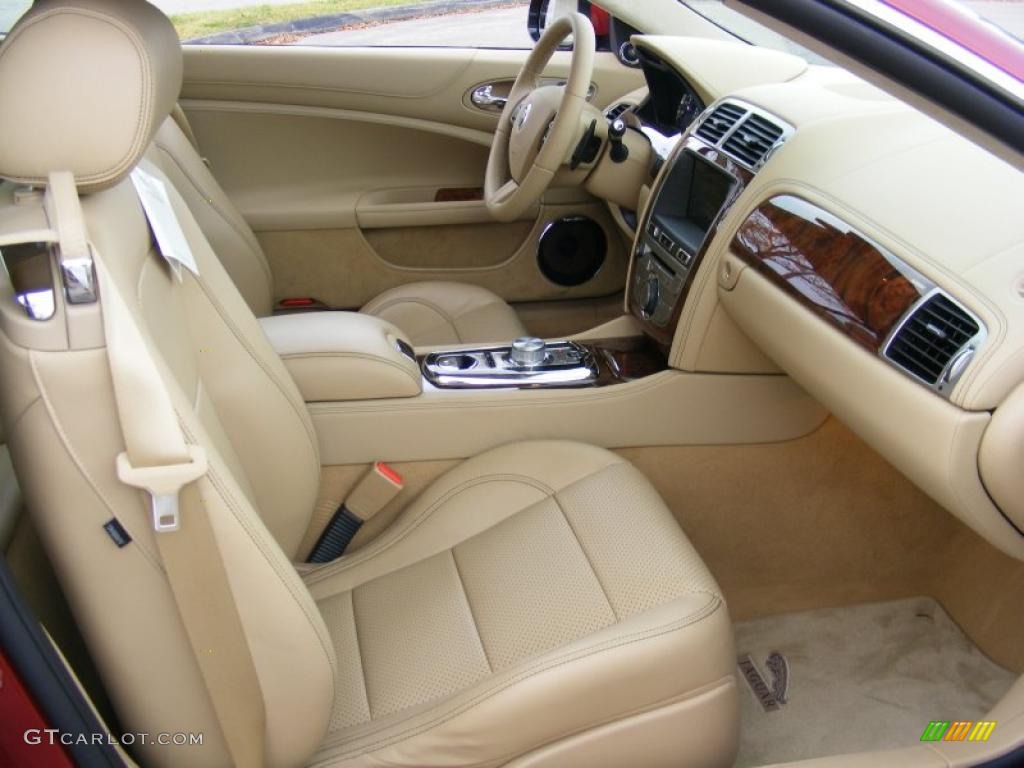 Caramel Interior 2010 Jaguar XK XK Coupe Photo #37915562