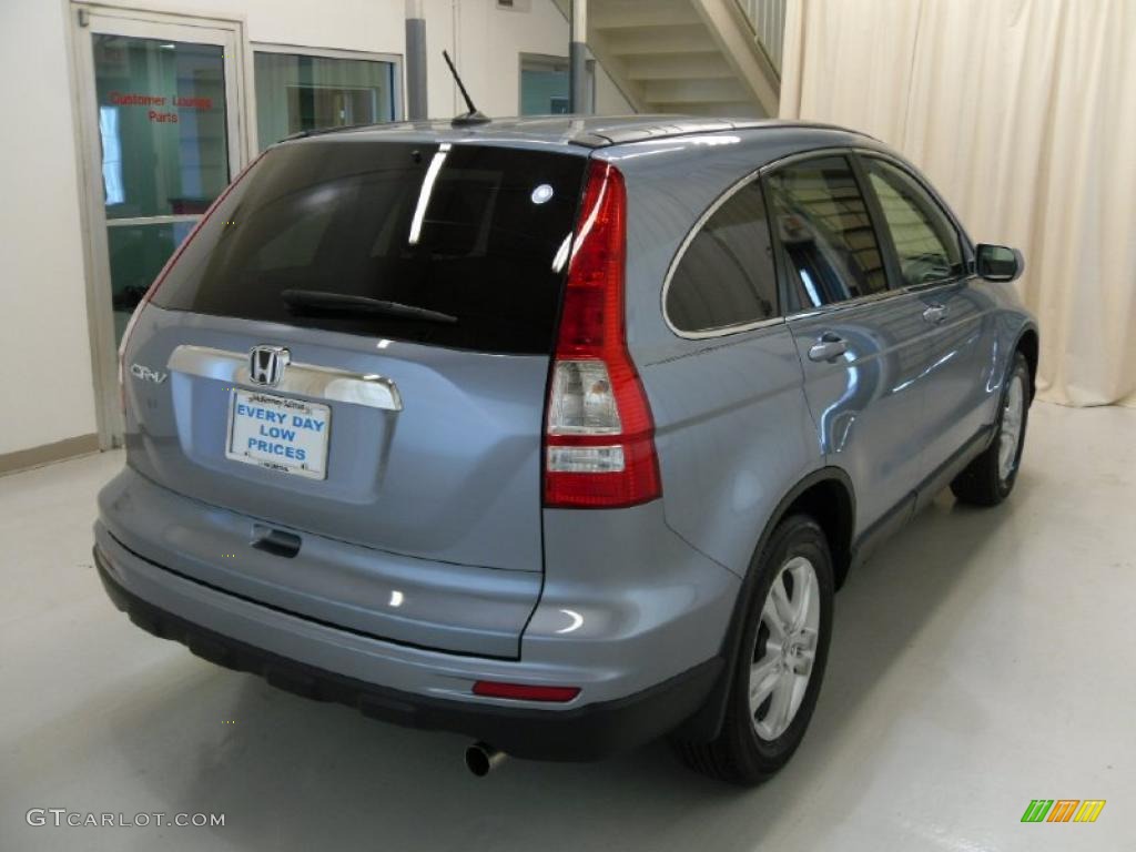 2011 CR-V EX-L - Glacier Blue Metallic / Gray photo #4