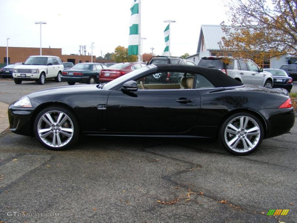 2010 XK XK Convertible - Ebony Black / Caramel photo #2