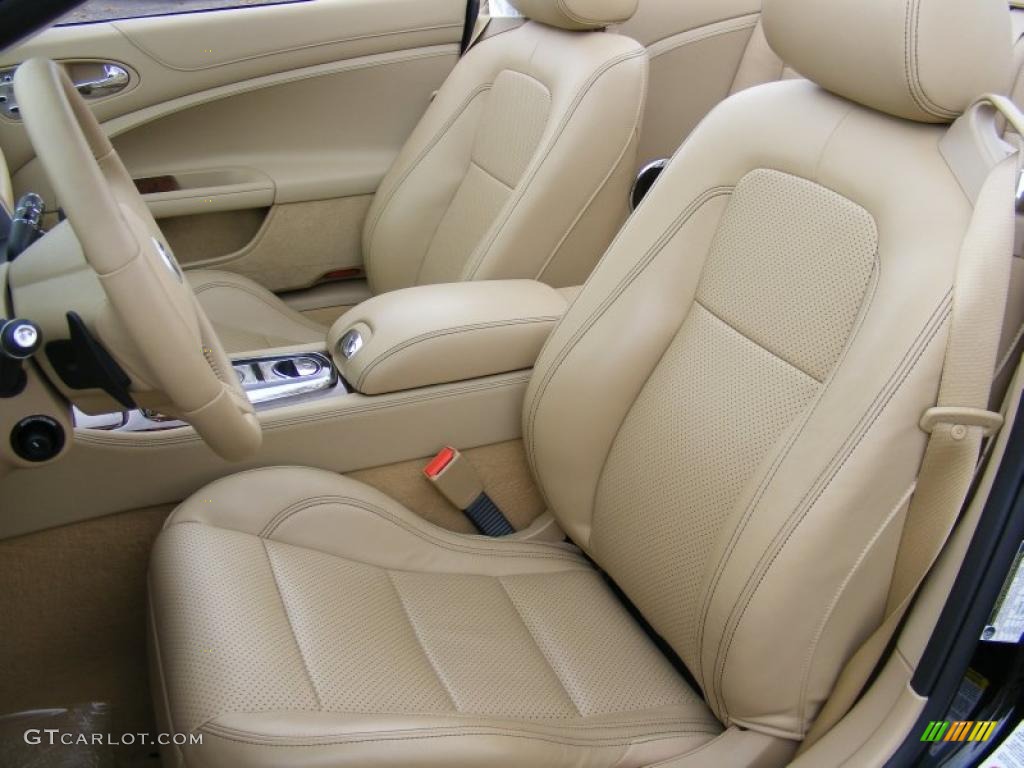 Caramel Interior 2010 Jaguar XK XK Convertible Photo #37916030
