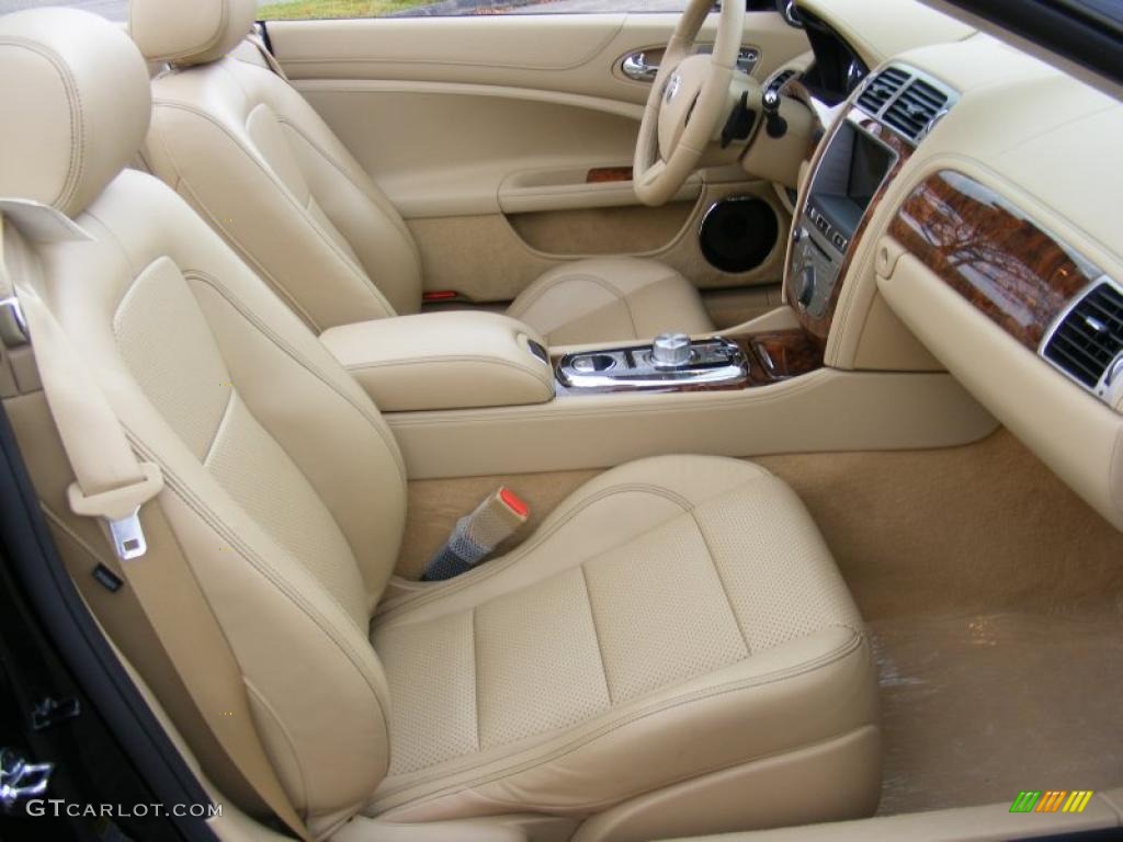 Caramel Interior 2010 Jaguar XK XK Convertible Photo #37916098