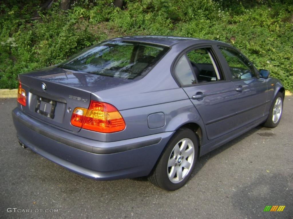 2002 3 Series 325xi Sedan - Steel Blue Metallic / Black photo #5