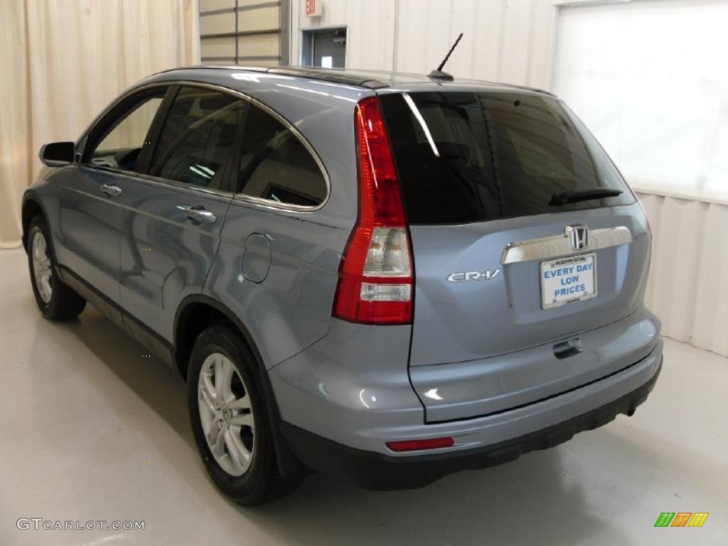 2011 CR-V EX-L - Glacier Blue Metallic / Gray photo #2