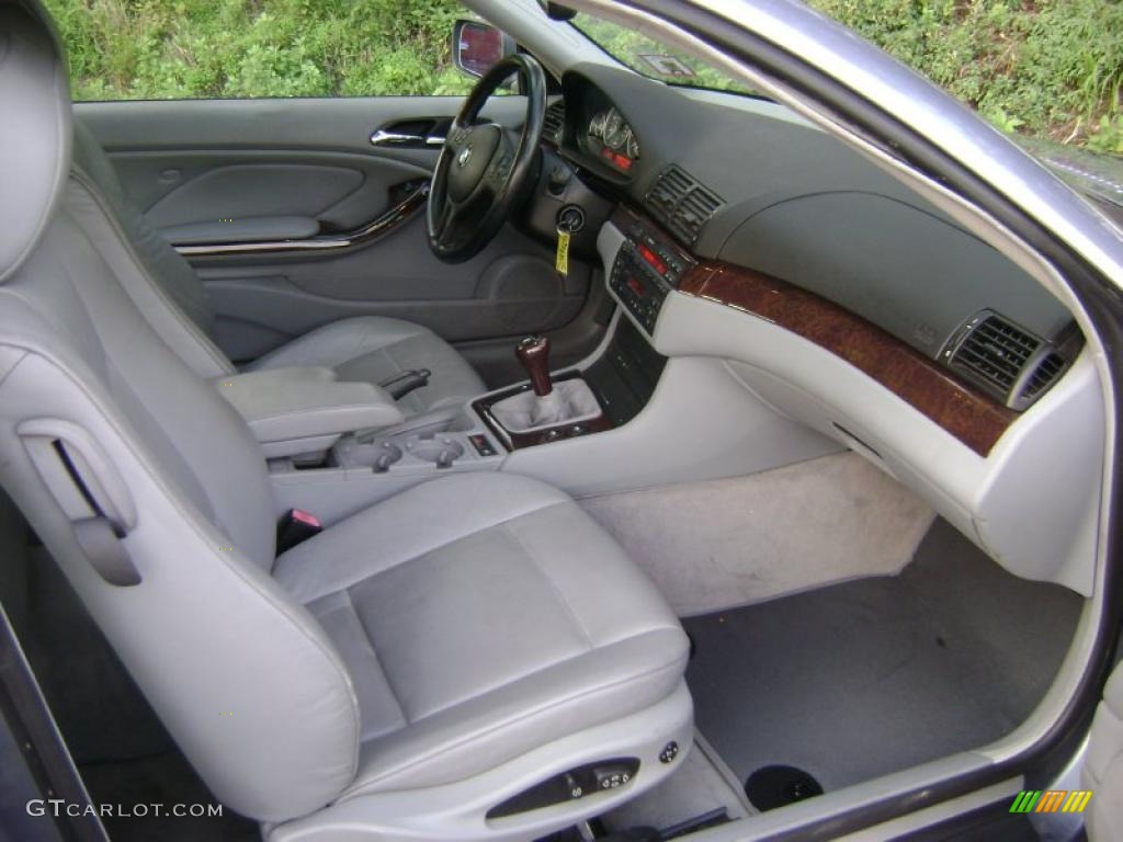 Grey Interior 2001 BMW 3 Series 330i Coupe Photo #37916622