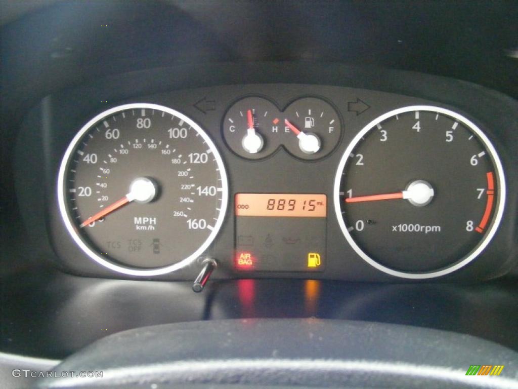 2003 Hyundai Tiburon Standard Tiburon Model Gauges Photos