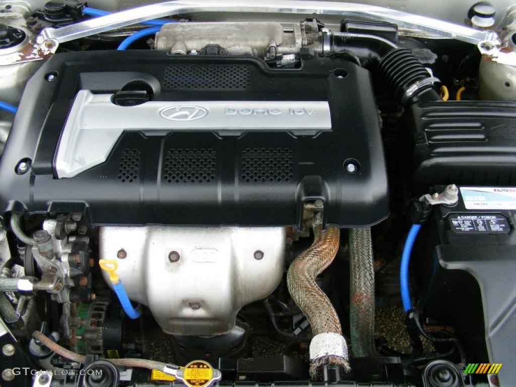 2003 Hyundai Tiburon Standard Tiburon Model Engine Photos