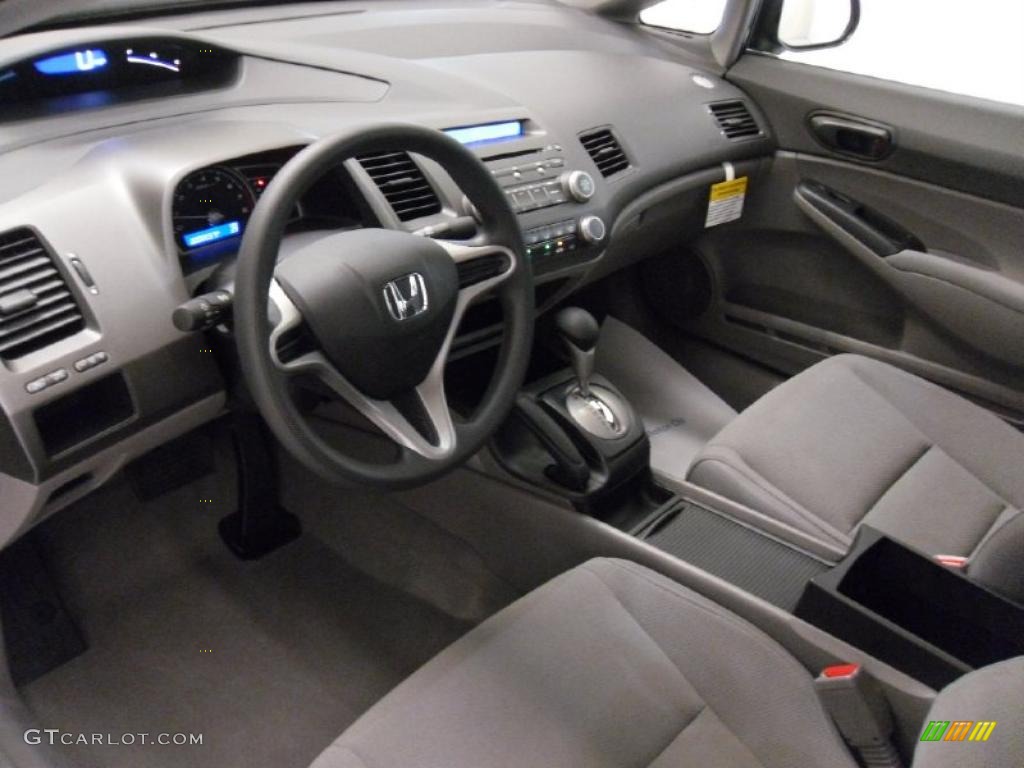Gray Interior 2011 Honda Civic DX-VP Sedan Photo #37918114
