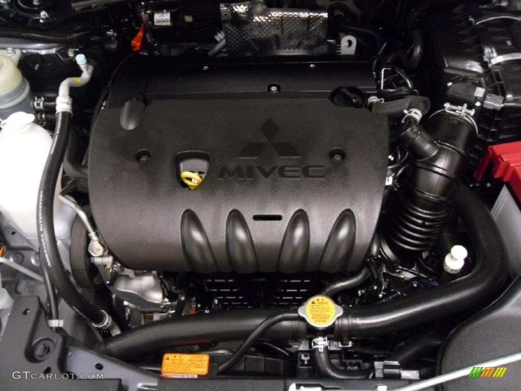 2010 Mitsubishi Lancer GTS 2.4 Liter DOHC 16-Valve MIVEC 4 Cylinder Engine Photo #37918514