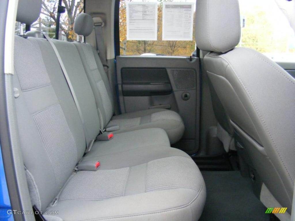 2007 Ram 2500 SLT Quad Cab 4x4 - Electric Blue Pearl / Medium Slate Gray photo #12