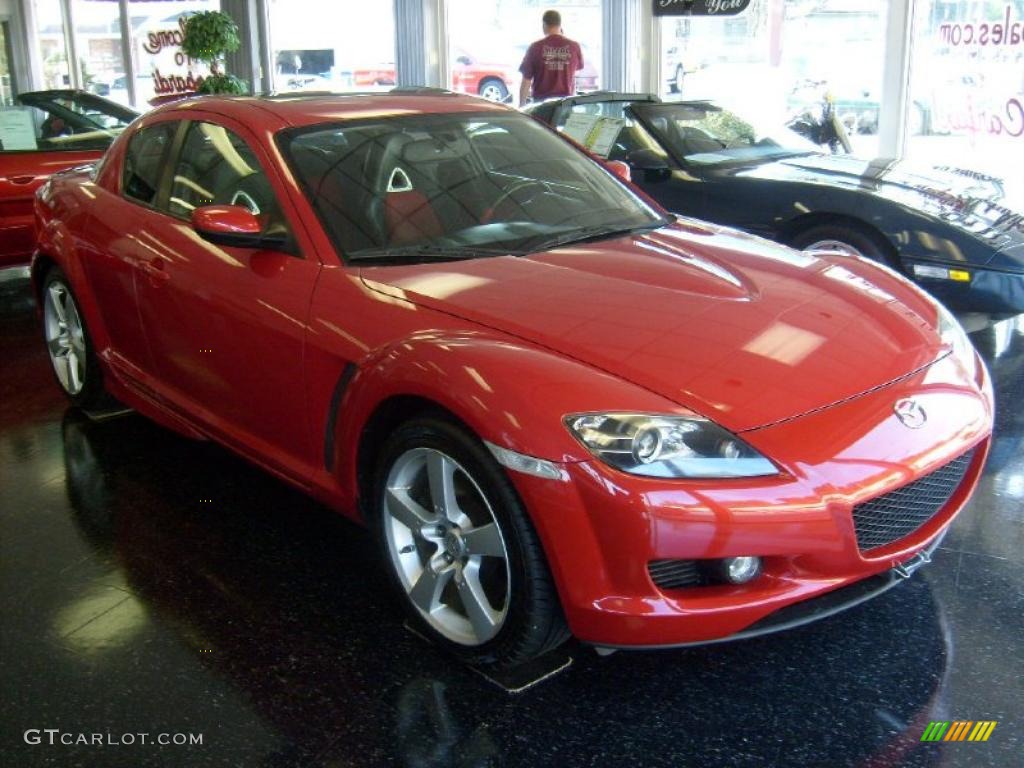 2004 RX-8 Grand Touring - Velocity Red Mica / Black/Red photo #1