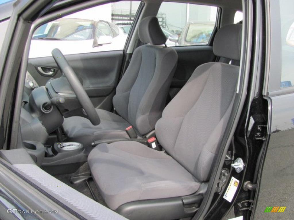 Gray Interior 2010 Honda Fit Standard Fit Model Photo #37920238