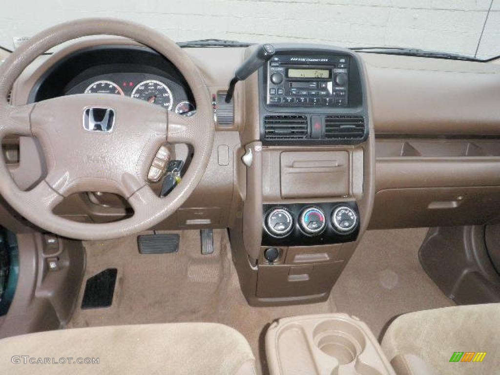 2003 CR-V EX 4WD - Clover Green Pearl / Saddle photo #11