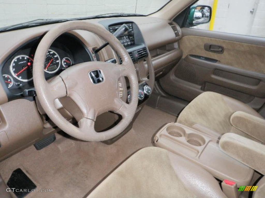 2003 CR-V EX 4WD - Clover Green Pearl / Saddle photo #16