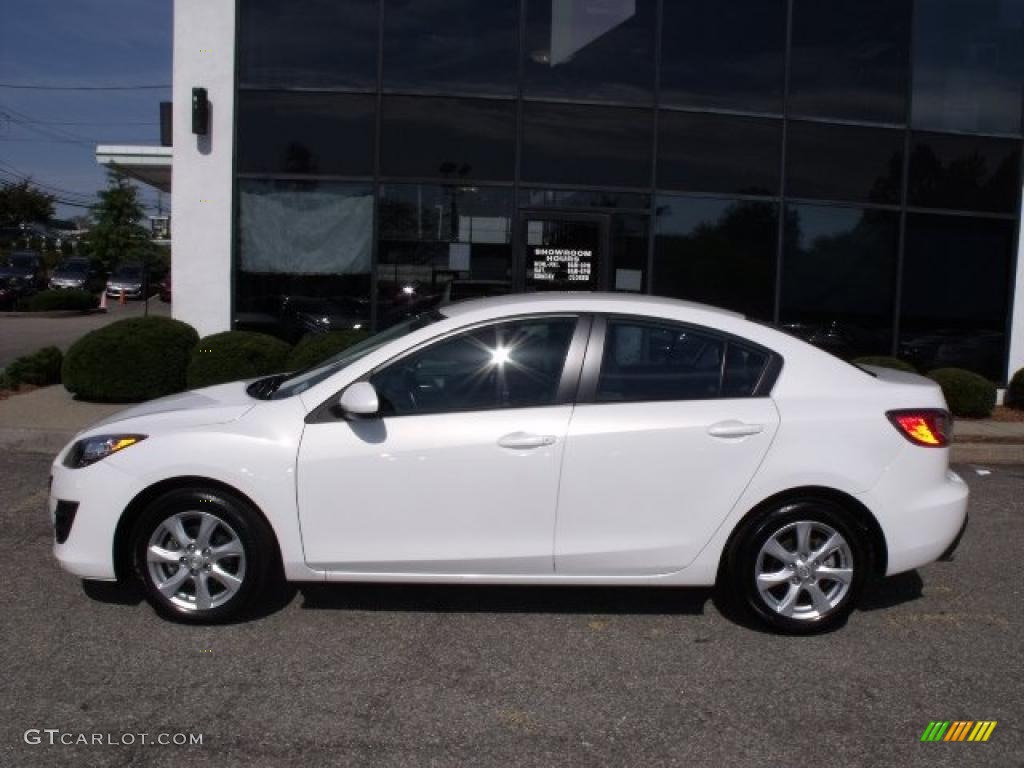 Crystal White Pearl Mica 2010 Mazda MAZDA3 i Touring 4 Door Exterior Photo #37921382