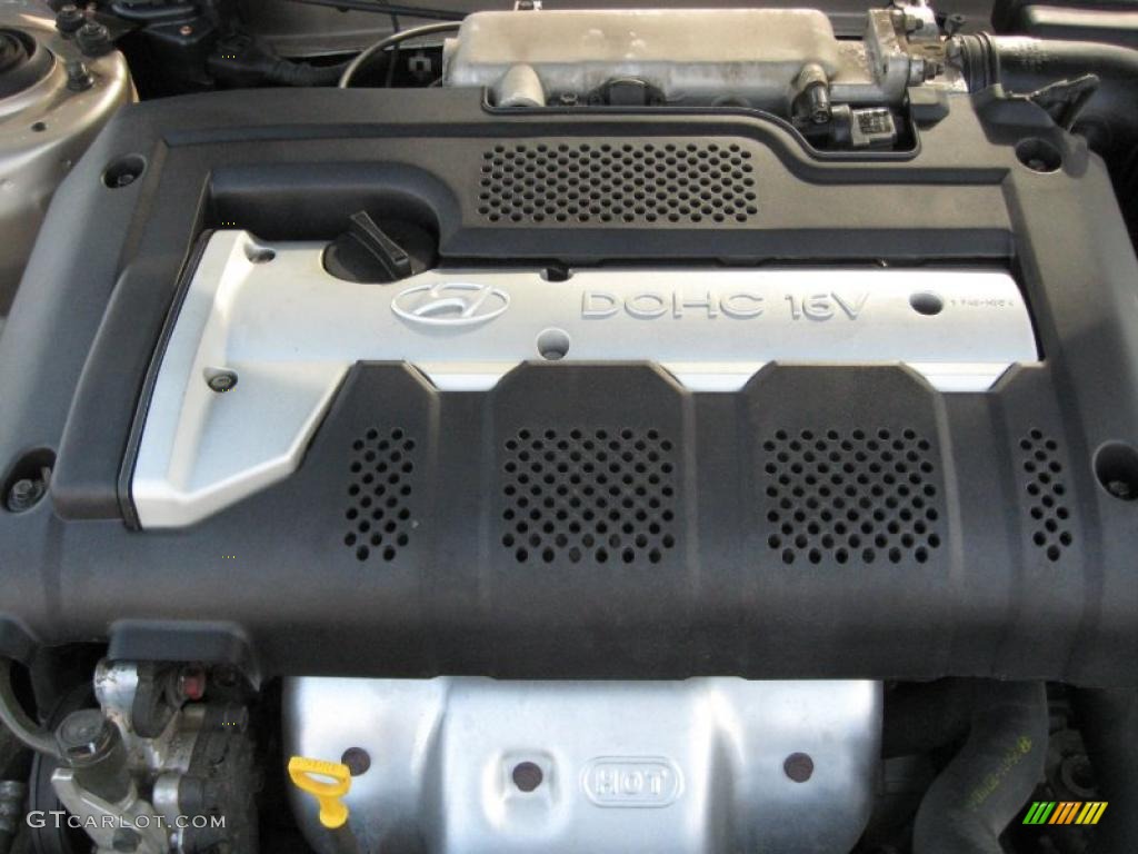 2003 Hyundai Elantra GLS Sedan 2.0 Liter DOHC 16 Valve 4 Cylinder Engine Photo #37921634