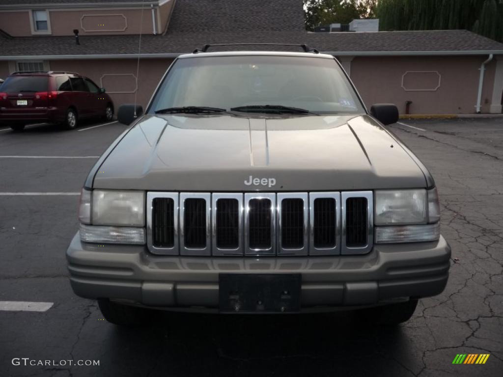 1998 Grand Cherokee Limited 4x4 - Char Gold Satin Glow / Black photo #6