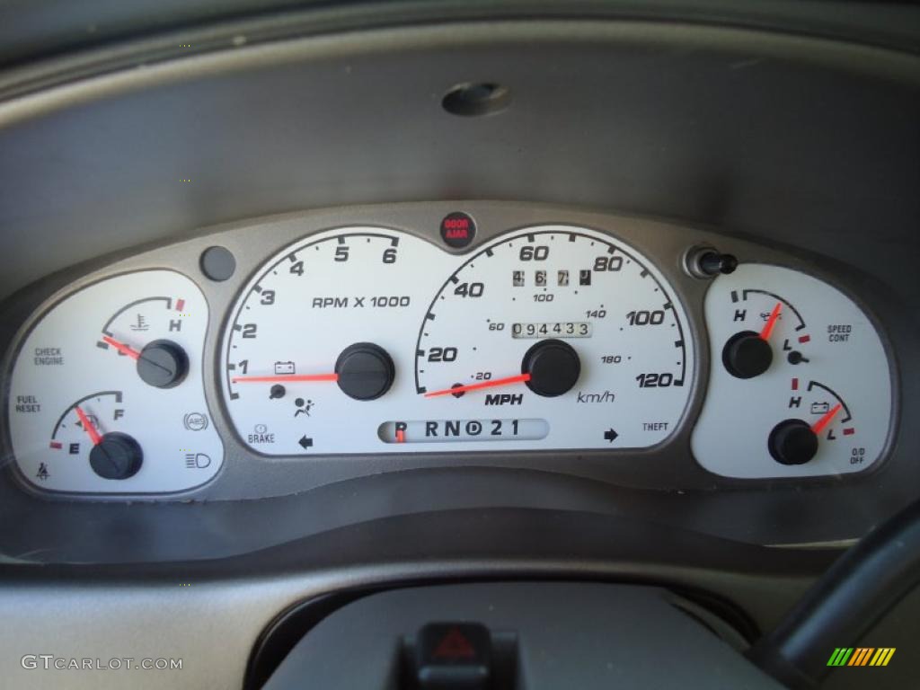 2001 Ford Explorer Sport Trac Standard Explorer Sport Trac Model Gauges Photo #37922934