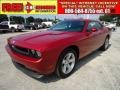 2009 Inferno Red Crystal Pearl Coat Dodge Challenger SE  photo #1