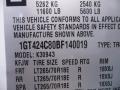 Info Tag of 2011 Sierra 3500HD SLT Crew Cab 4x4