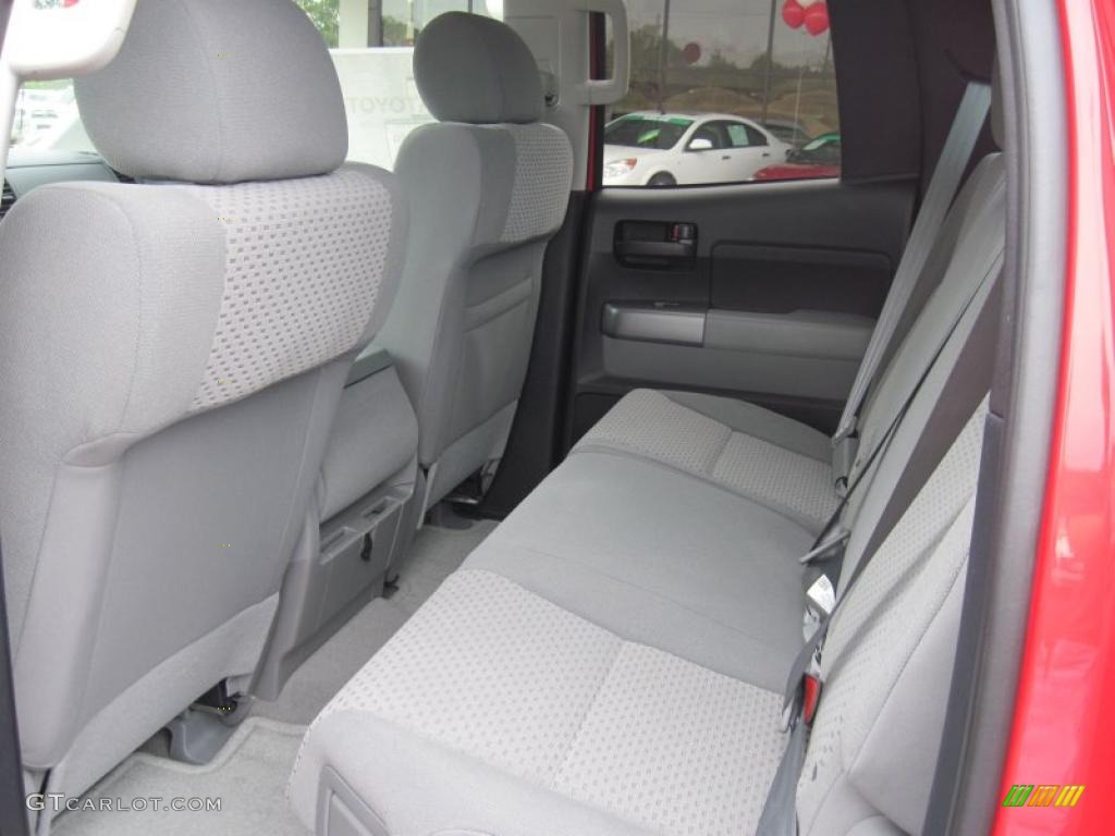 Graphite Gray Interior 2011 Toyota Tundra Double Cab Photo #37923482