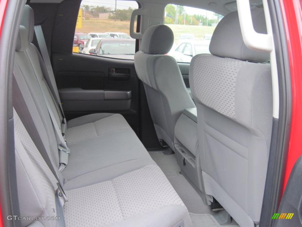 Graphite Gray Interior 2011 Toyota Tundra Double Cab Photo #37923498