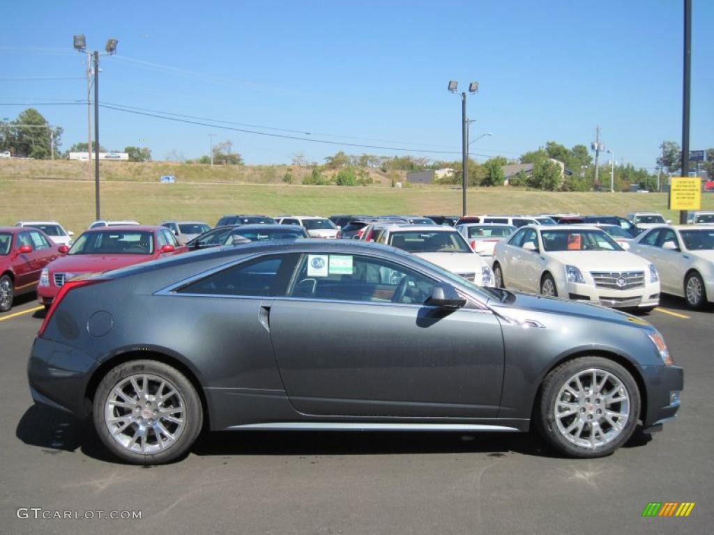 Thunder Gray ChromaFlair 2011 Cadillac CTS Coupe Exterior Photo #37923626