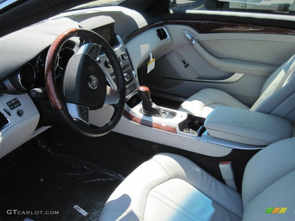 Light Titanium/Ebony Interior 2011 Cadillac CTS Coupe Photo #37923738