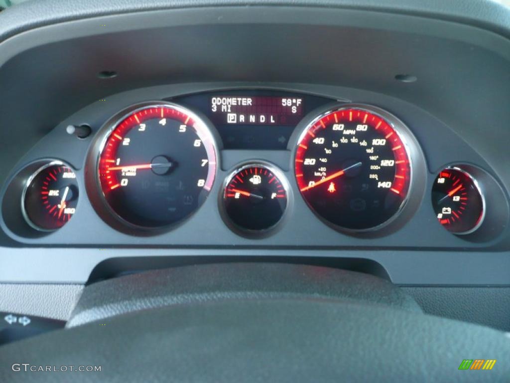 2011 GMC Acadia SLT AWD Gauges Photo #37923894