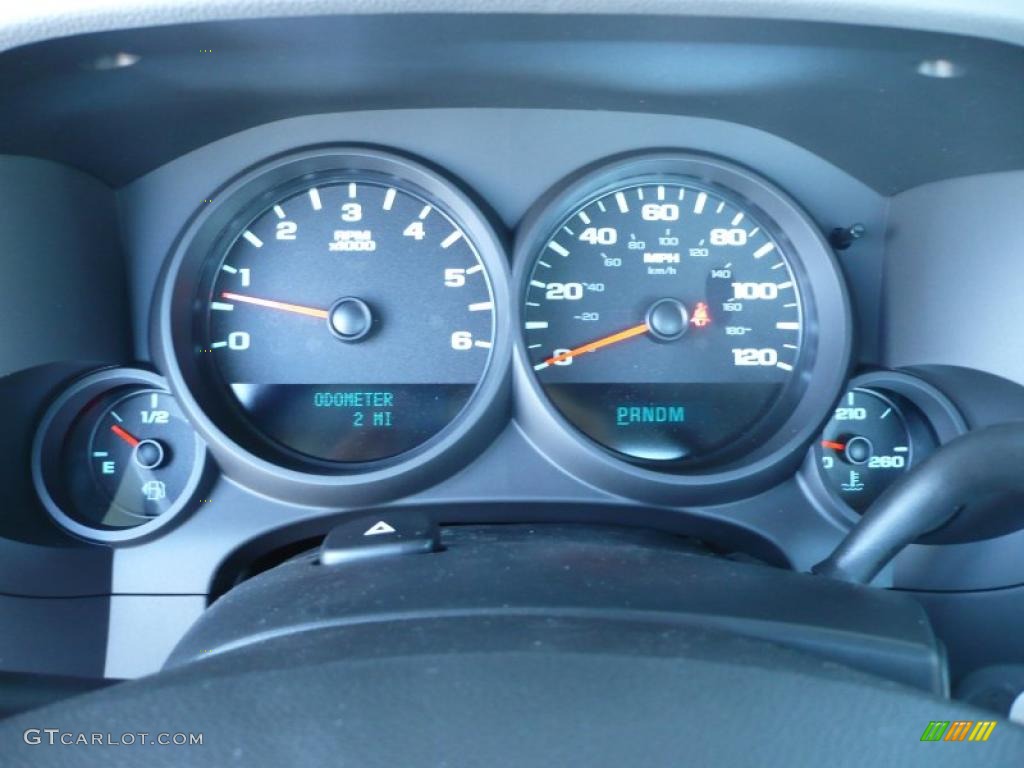 2011 GMC Sierra 1500 Regular Cab 4x4 Gauges Photo #37924062