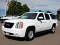 2010 Summit White GMC Yukon XL SLT 4x4  photo #6