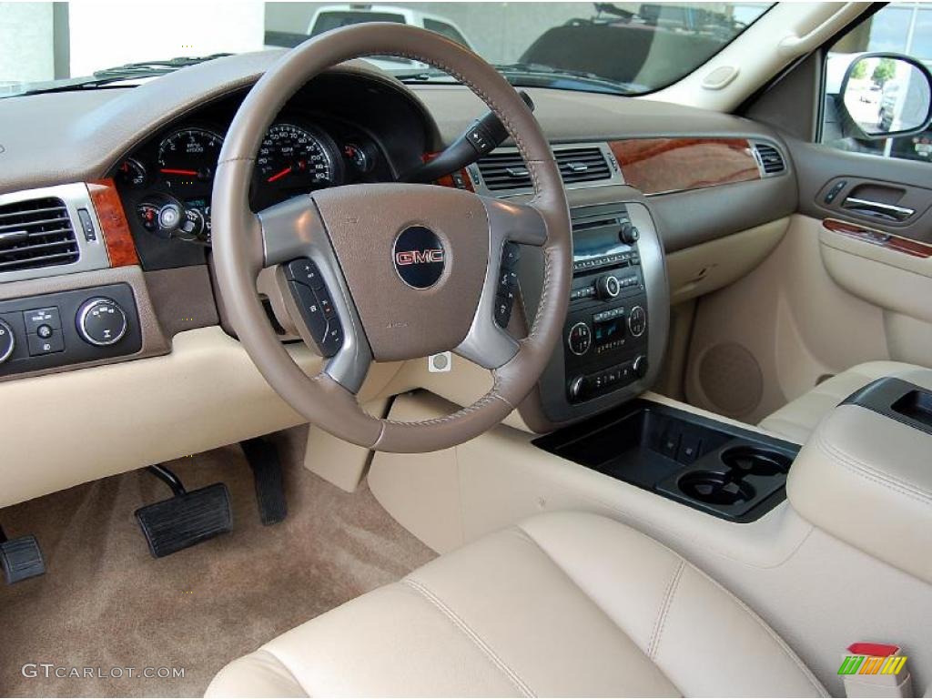 Light Tan Interior 2010 GMC Yukon XL SLT 4x4 Photo #37924830