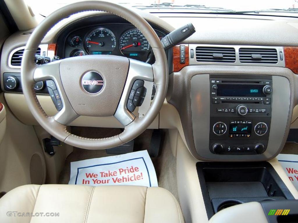 Light Tan Interior 2010 GMC Yukon XL SLT 4x4 Photo #37924918