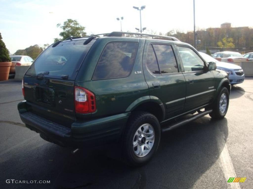 2002 Rodeo LSE 4WD - Garden Green Mica / Beige photo #3