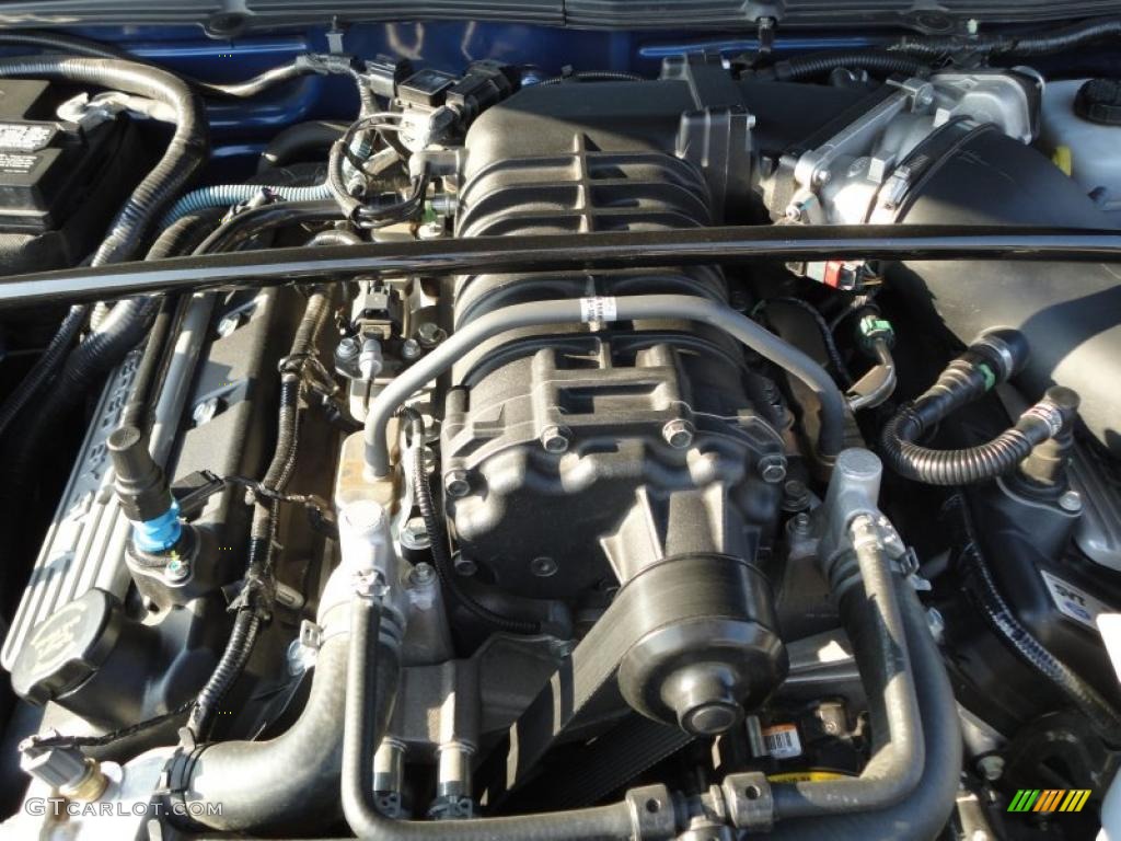 2008 Ford Mustang Shelby GT500 Coupe 5.4 Liter Supercharged DOHC 32-Valve V8 Engine Photo #37925678