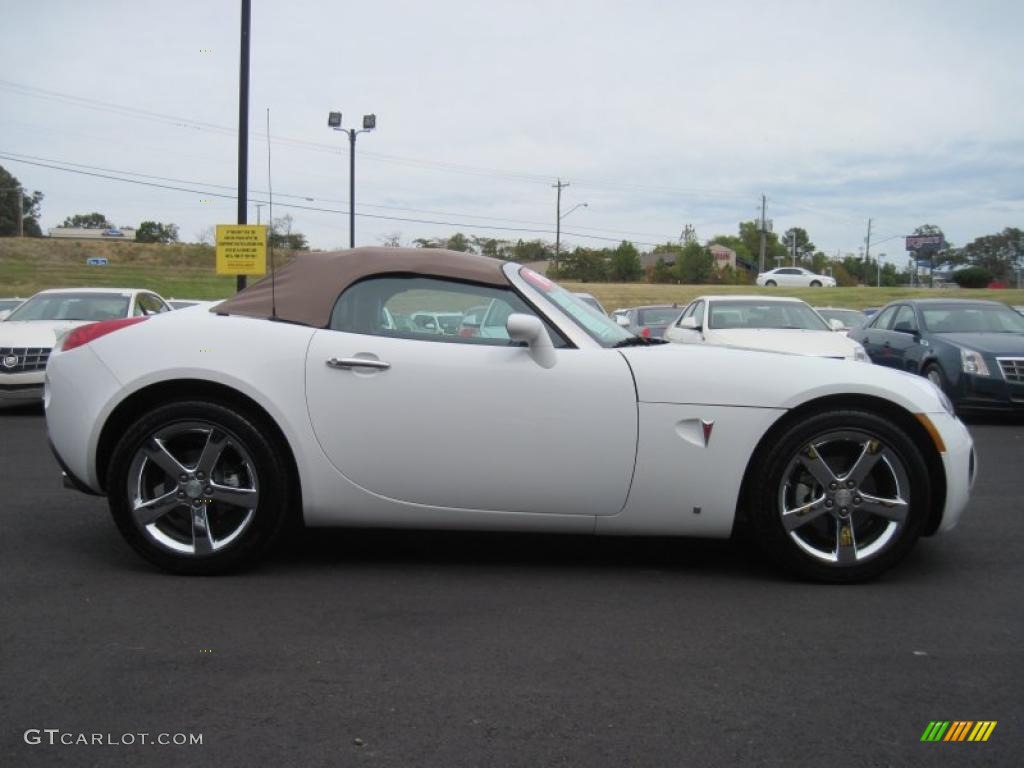 2008 Solstice GXP Roadster - Pure White / Ebony photo #6