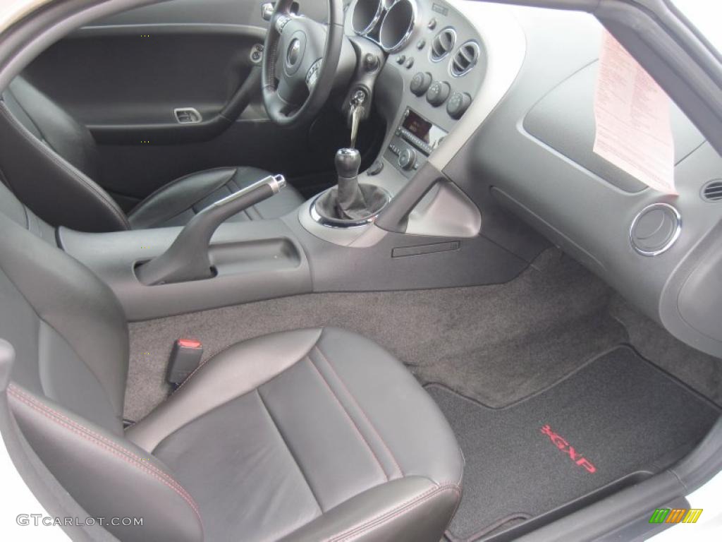 Ebony Interior 2008 Pontiac Solstice GXP Roadster Photo #37925810