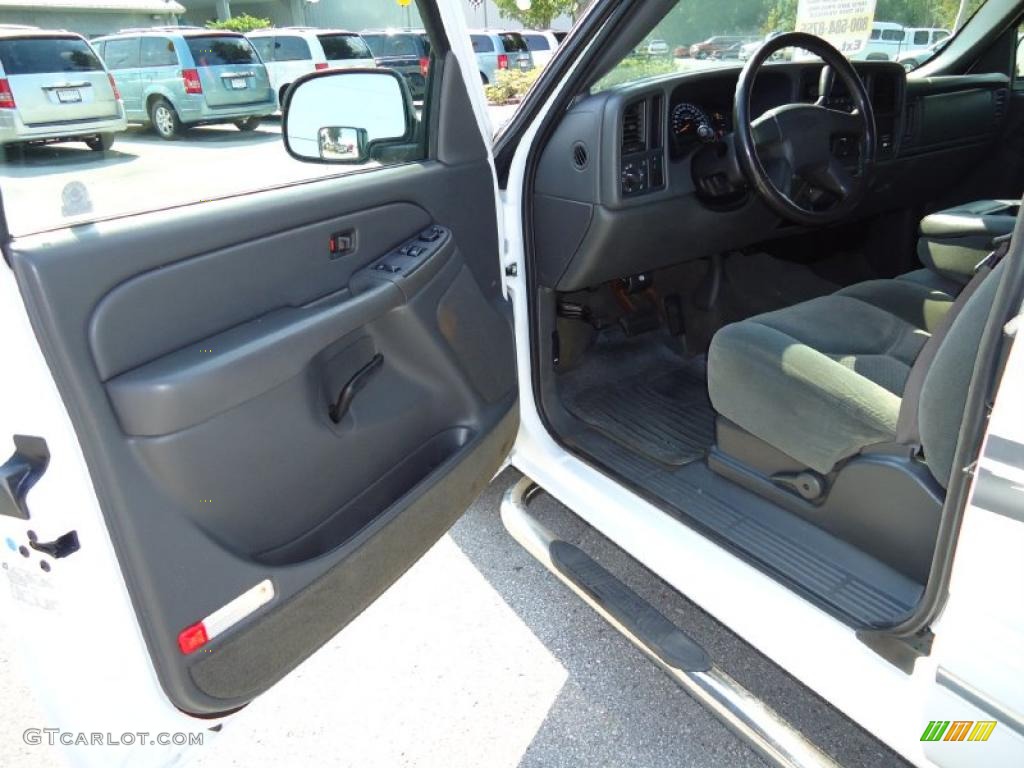 2004 Silverado 1500 LS Extended Cab - Summit White / Dark Charcoal photo #4